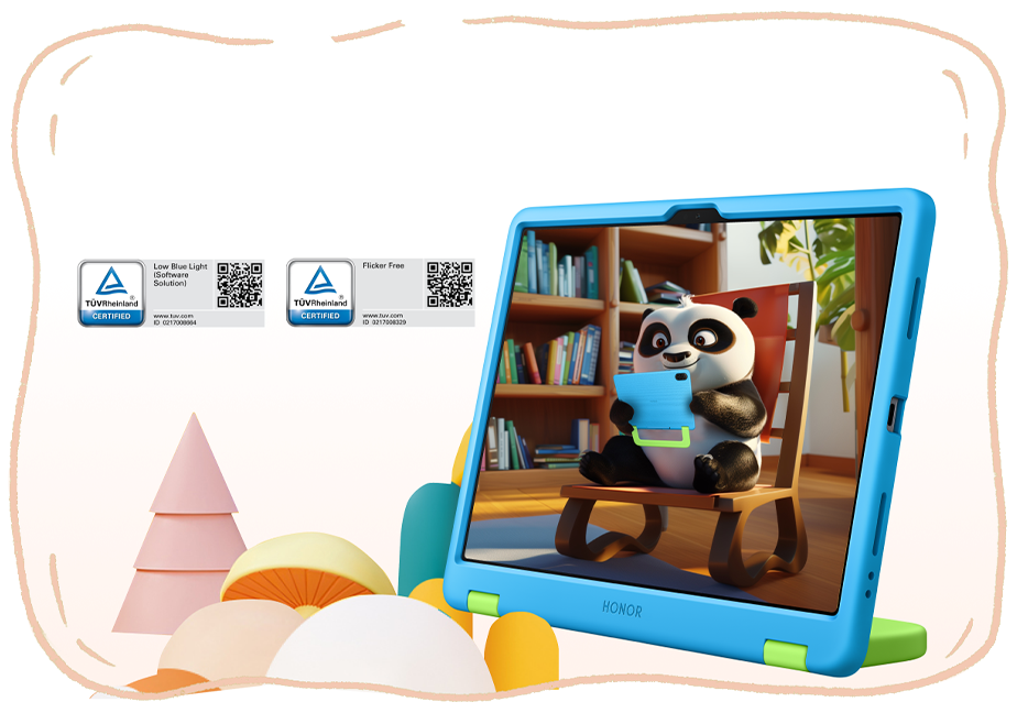 HONOR Pad X8a Kids Edition شاشة 90 هرتز لراحة العين