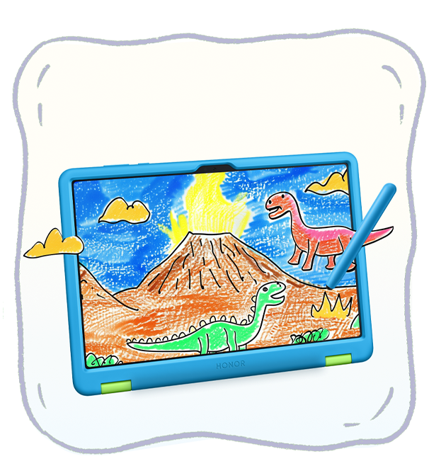HONOR Pad X8a Kids Edition ميزة الرسم للأطفال